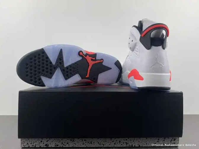 Official Maikesneakers 6 384664-123 (2014) White Jordan Infrared Retro 0605